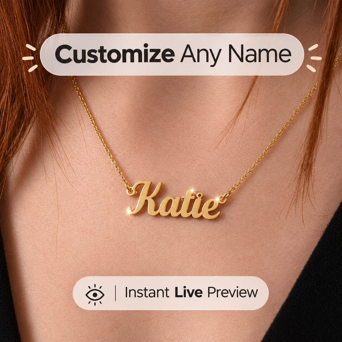 ## Personalized Name Necklace

Looking for a **personalized name necklace** made just for you or someone special? Create a custom necklace featuring a name that matters.

Choose the name, personalize your design, and order a **custom name necklace** made to reflect your style and personality.

Whether you want to **buy a name necklace for yourself** or find a meaningful personalized gift, this piece is designed to make every name feel special.