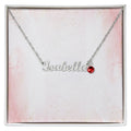 Personalized Name Necklace with Birthstone