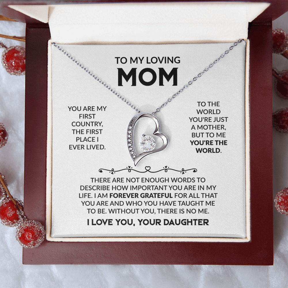 To My Loving Mom Gift From Daughter