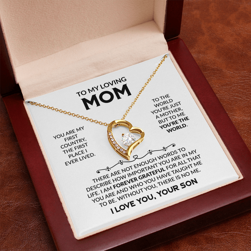 To My Loving Mom Gift From Son