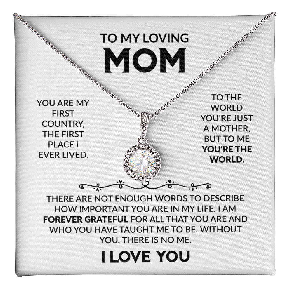 To My Loving Mom | Forever Love Necklace