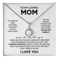 To My Loving Mom | Forever Love Necklace
