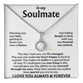 To My Soulmate Necklace Gift – Meeting You Was Fate