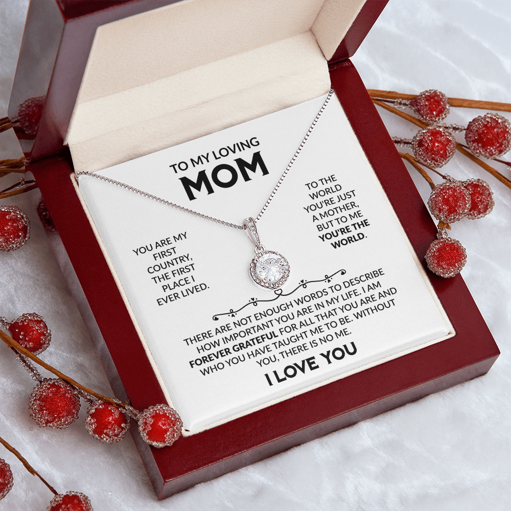 To My Loving Mom | Forever Love Necklace