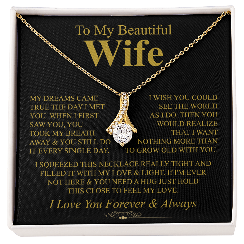 To My Wife Necklace Gift From Husband