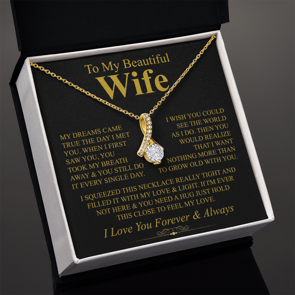To My Wife Necklace Gift From Husband