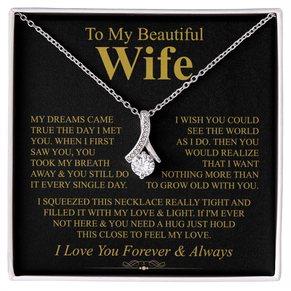 To My Wife Necklace Gift From Husband