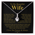 To My Wife Necklace Gift From Husband