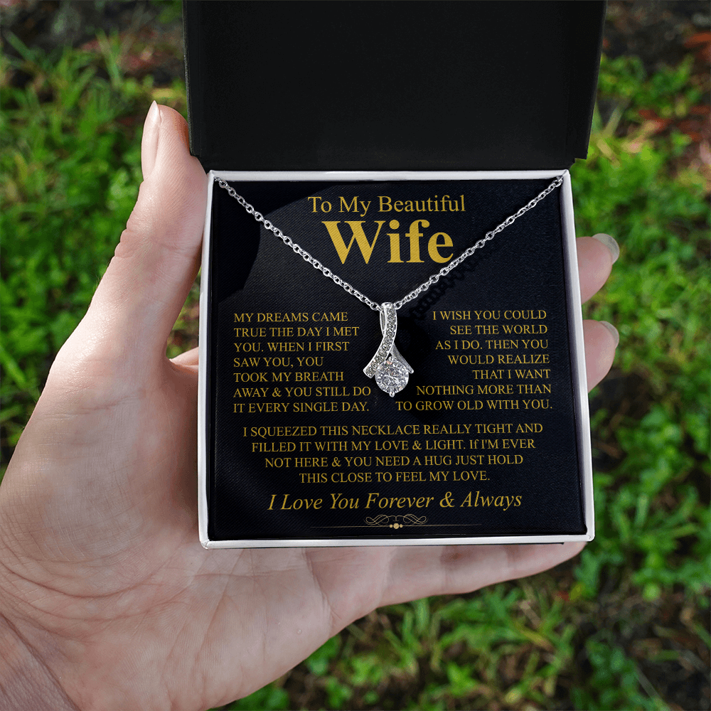 To My Wife Necklace Gift From Husband