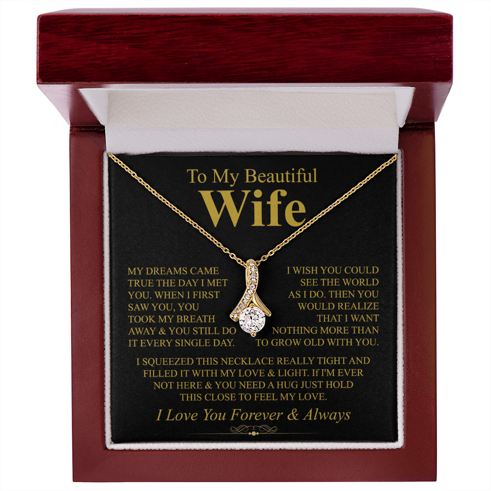 To My Wife Necklace Gift From Husband