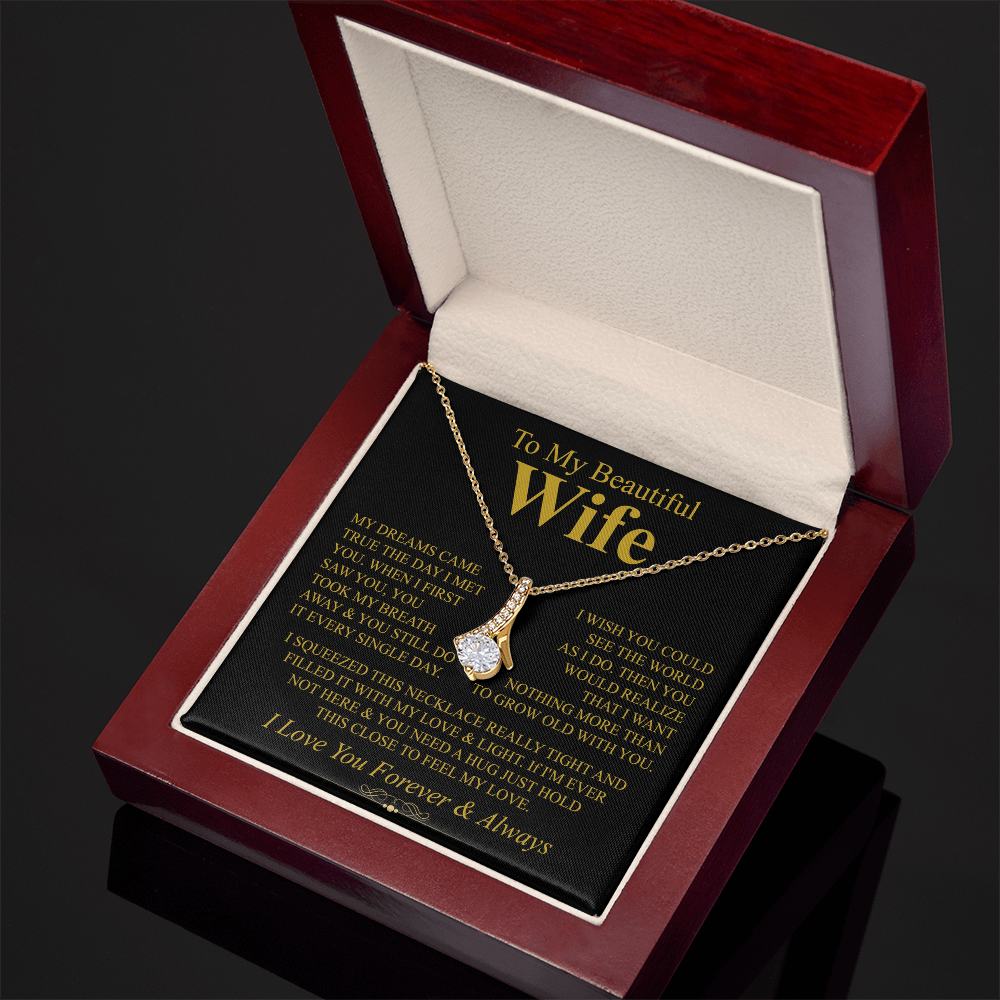 To My Wife Necklace Gift From Husband