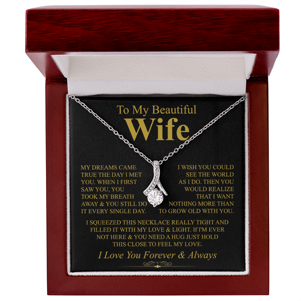 To My Wife Necklace Gift From Husband