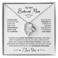 To My Beloved Mom Necklace