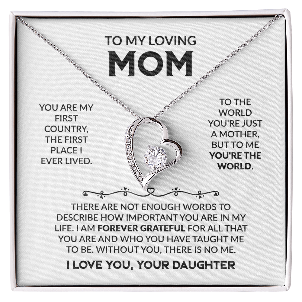 To My Loving Mom Gift From Daughter