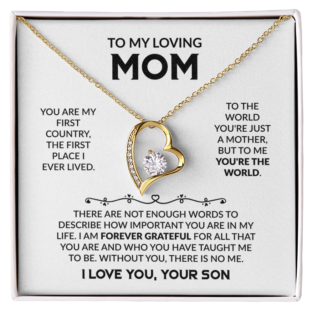 To My Loving Mom Gift From Son