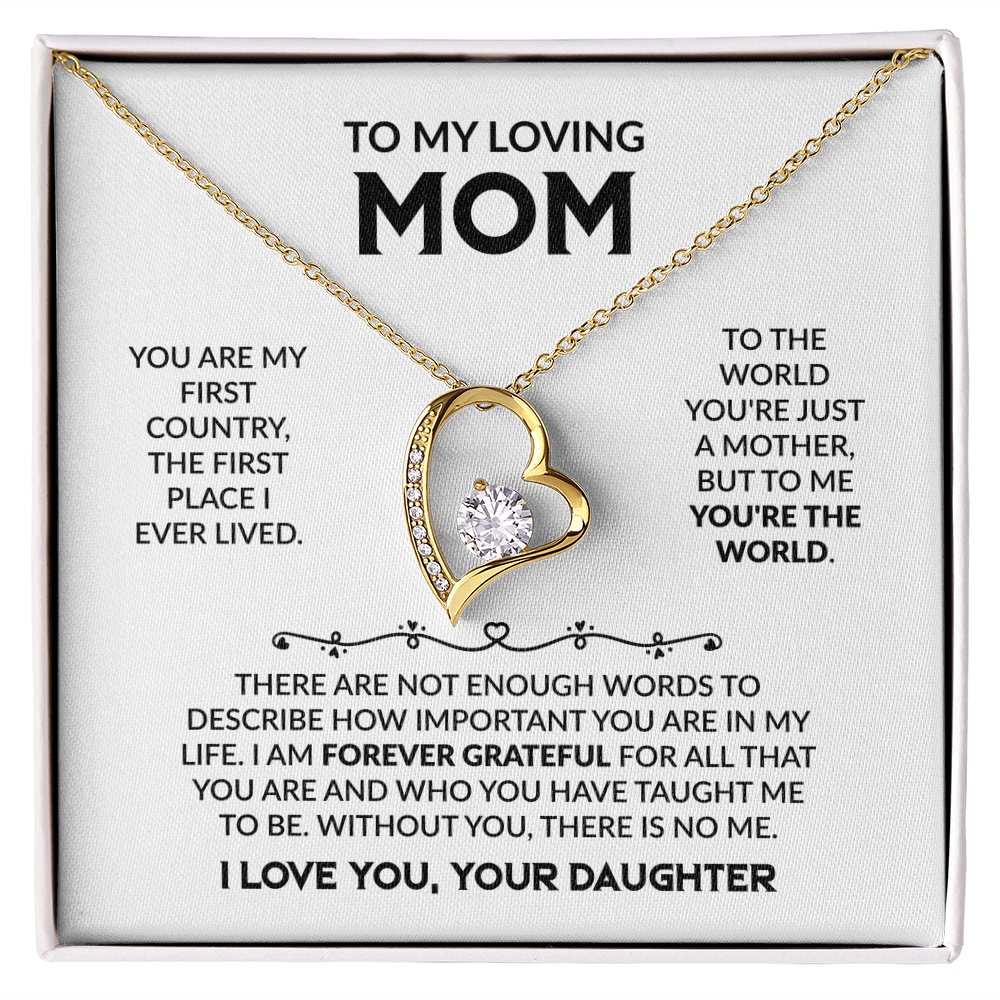 To My Loving Mom Gift From Daughter