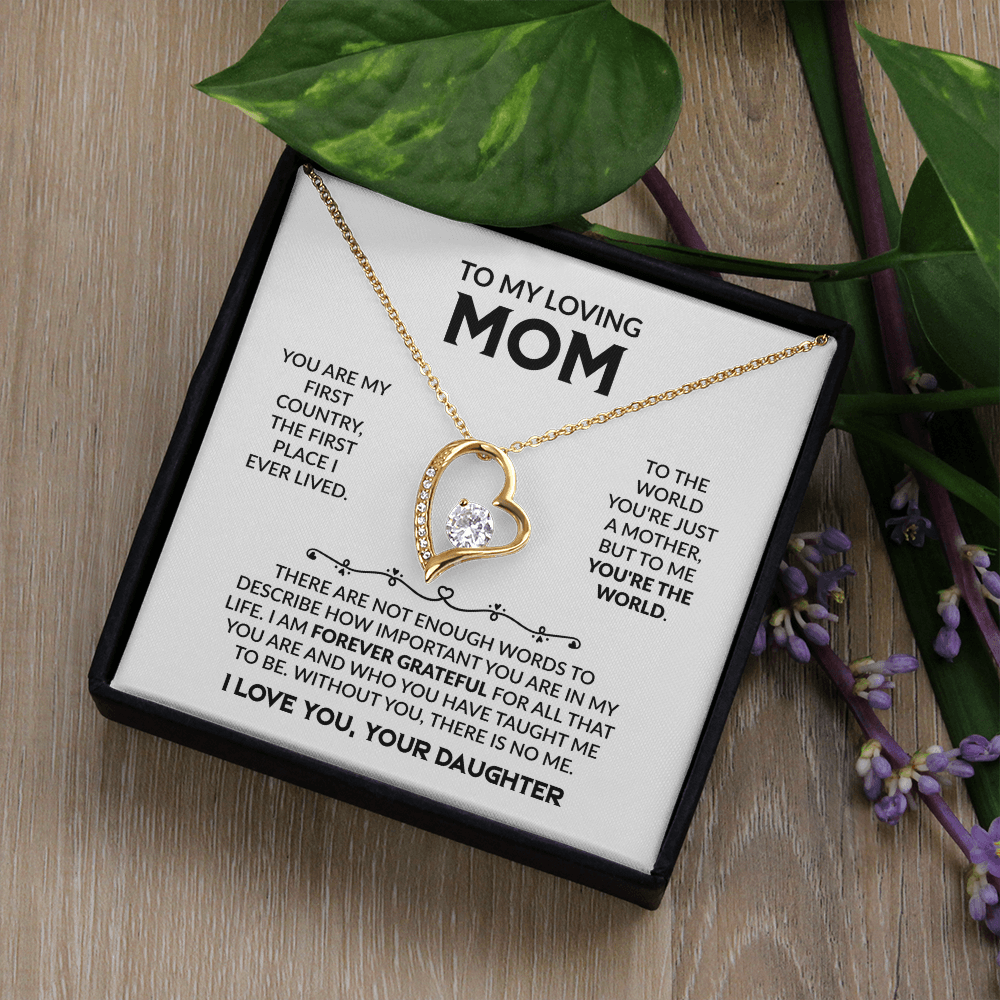 To My Loving Mom Gift From Daughter