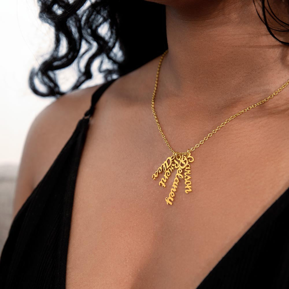 Personalized Multi Name Necklace