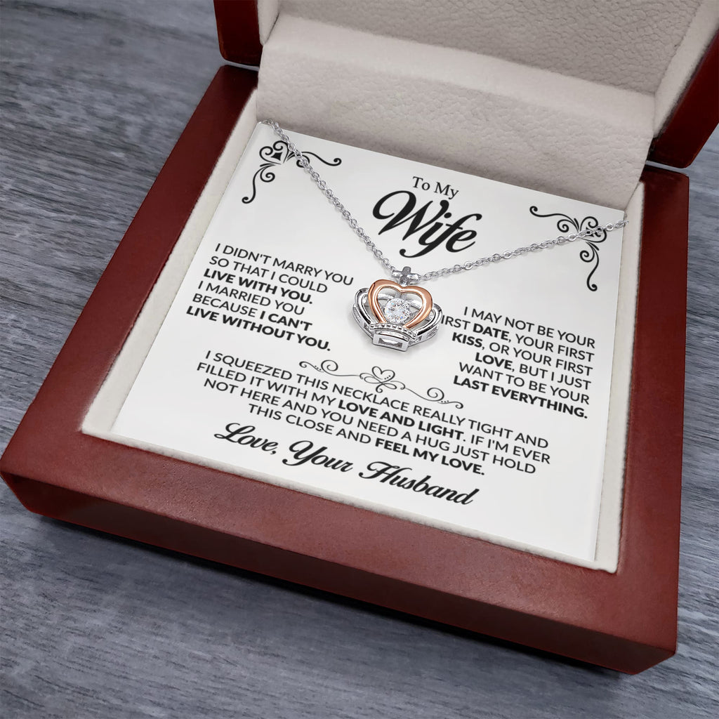 To My Wife Necklace Gift From Husband
