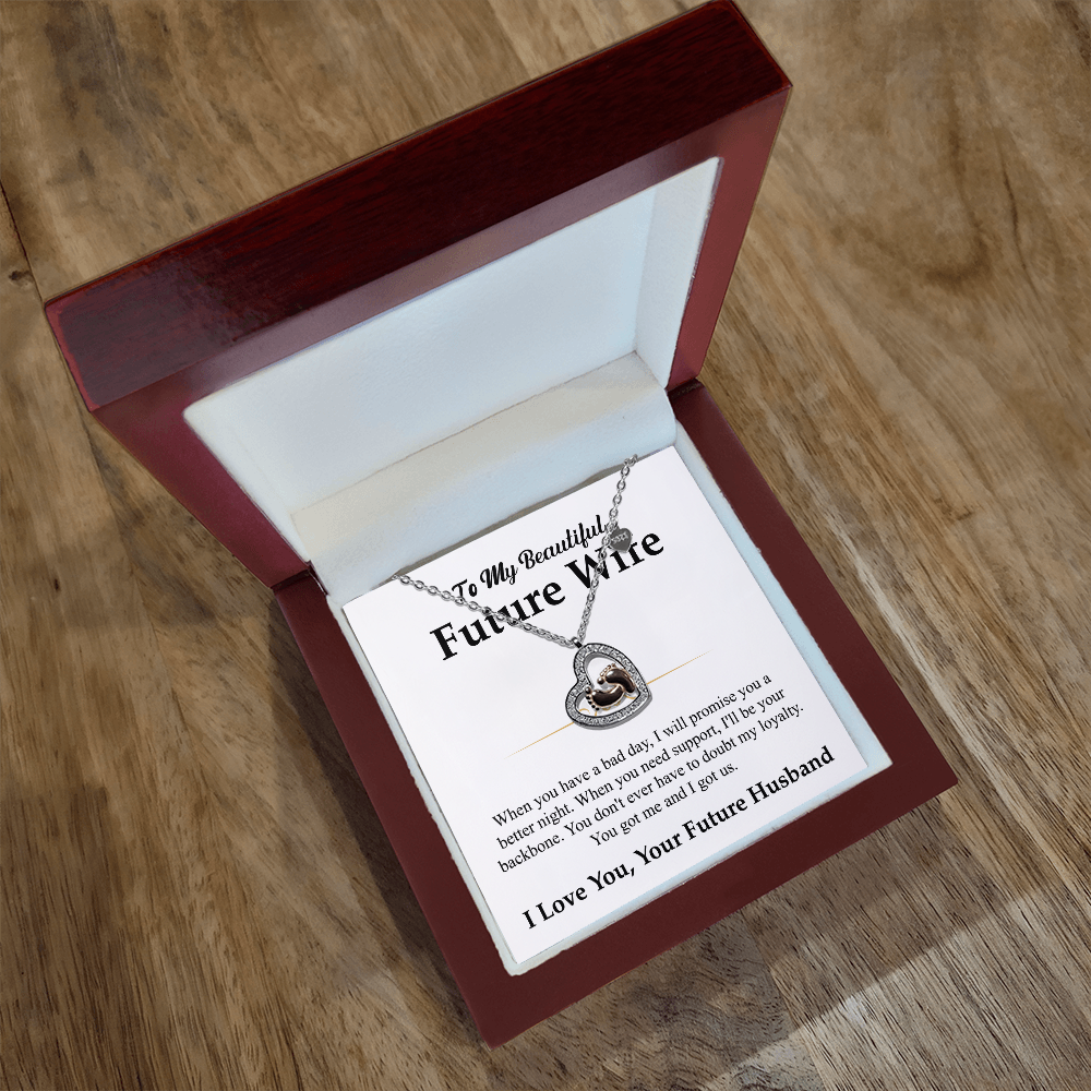 To My Beautiful Future Wife Necklace Gift