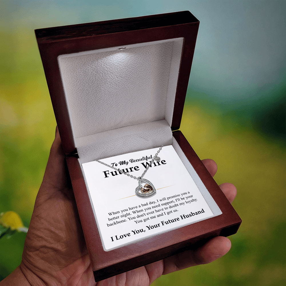 To My Beautiful Future Wife Necklace Gift