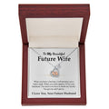 To My Beautiful Future Wife Necklace Gift