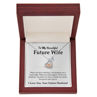 To My Beautiful Future Wife Necklace Gift